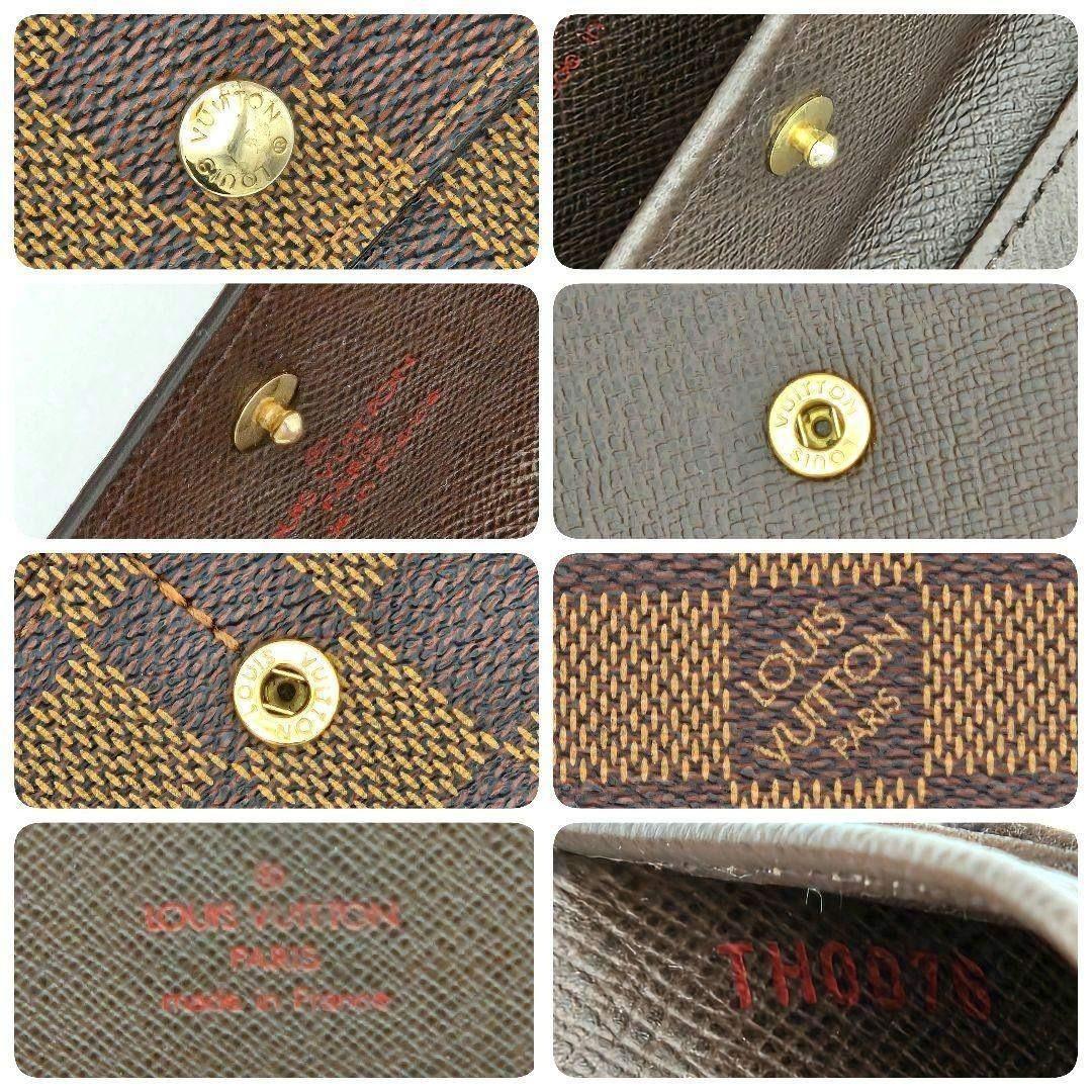 ルイヴィトン ダミエ ポルトフォイユ インターナショナル 折り財布 N61217