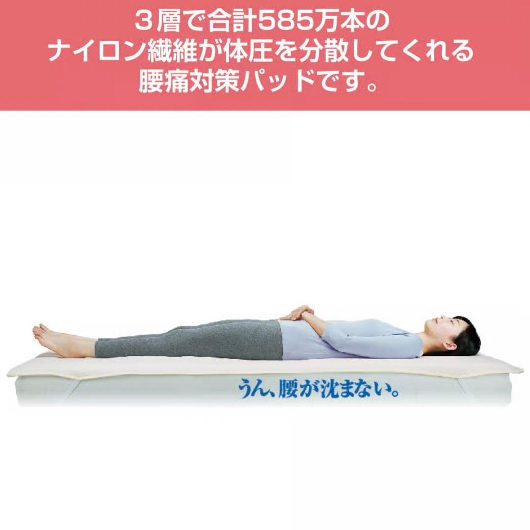タケショウ メディカルパッド 通販生活 カタログハウス マットレス 腰痛
