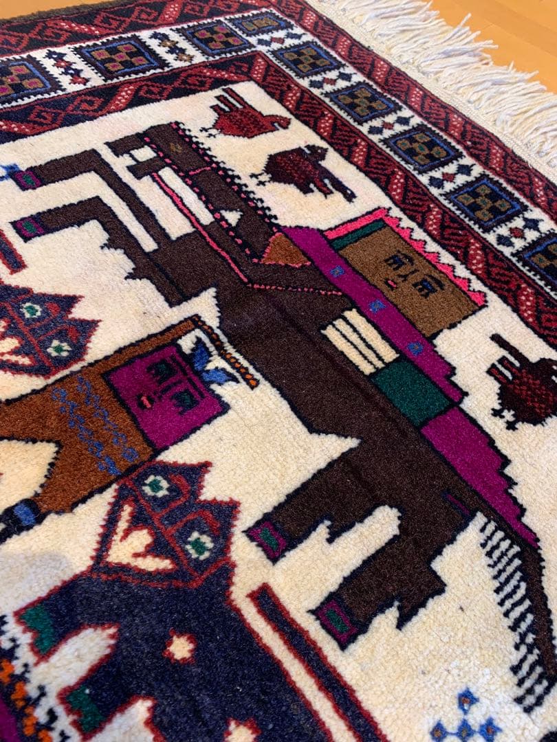 ペルシャ絨毯　ヴィンテージバルーチラグ Baluch rug