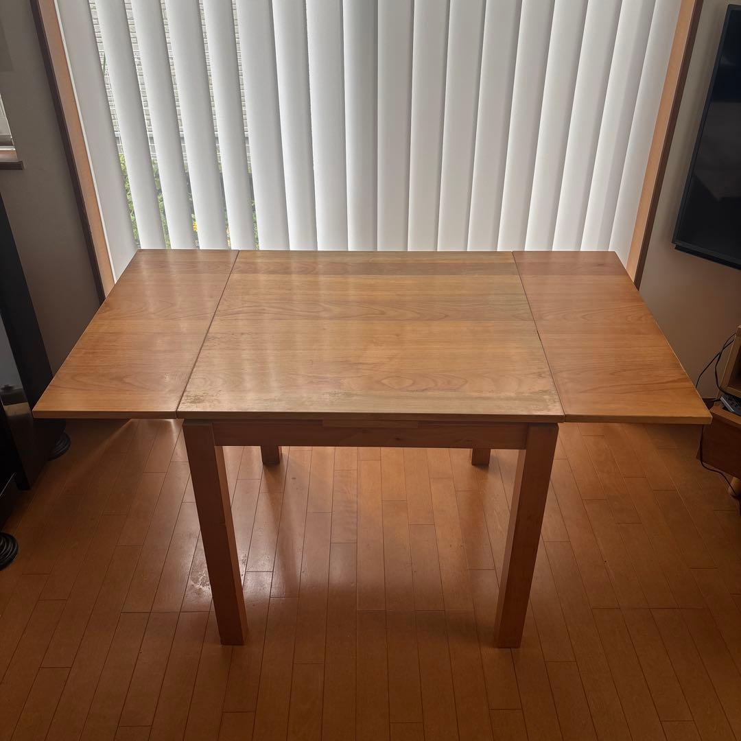 名前が思いつかない　unico ダイニングテーブル 伸長式