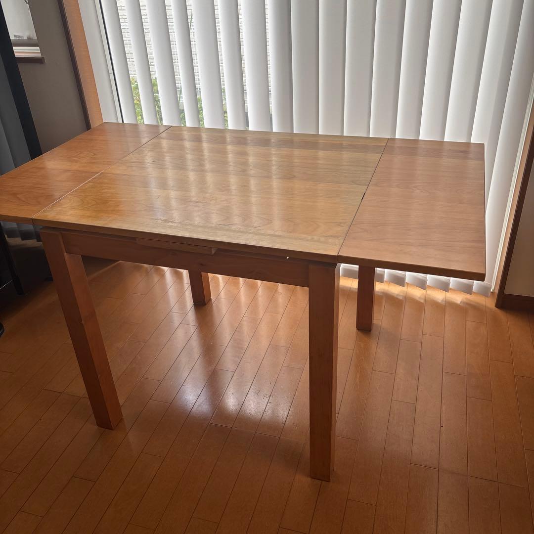 名前が思いつかない　unico ダイニングテーブル 伸長式