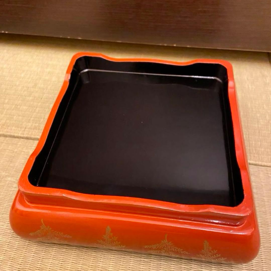 値引き交渉可　会津塗り重箱三段　木製三段重　おせち容器　おせち　お正月料理