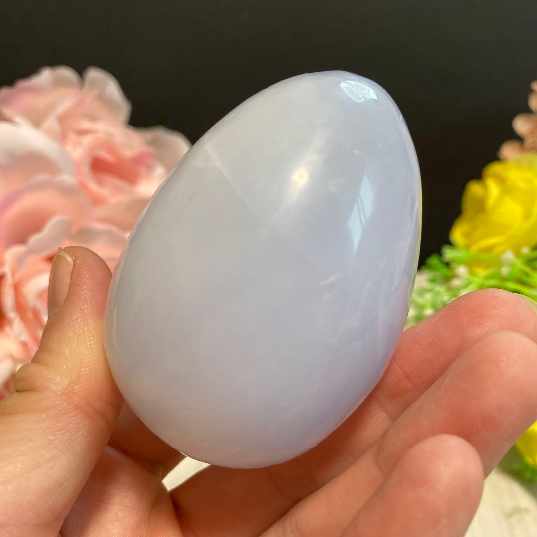 ブルーカルセドニー たまご 置石