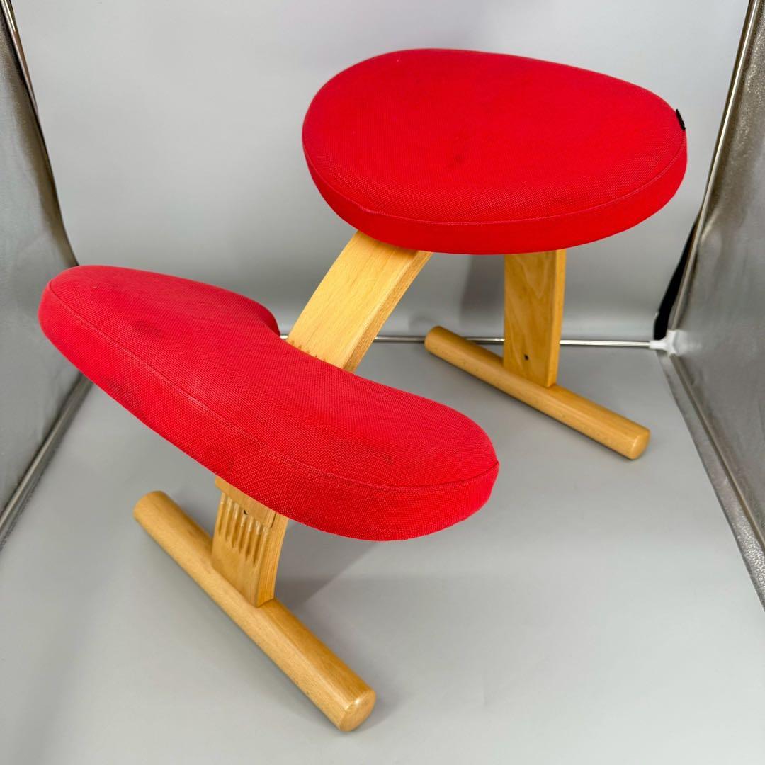 バランスイージー レッド sakamoto house 赤　バランスチェア