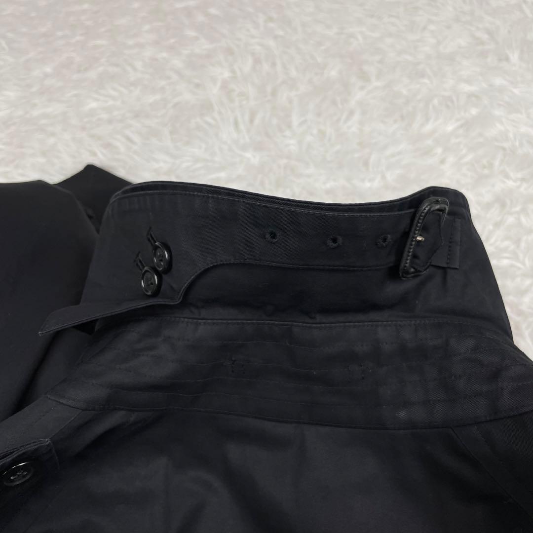 美品✨バーバリーロンドン✨トレンチコート✨2XL✨マキシ丈✨メガチェック✨黒