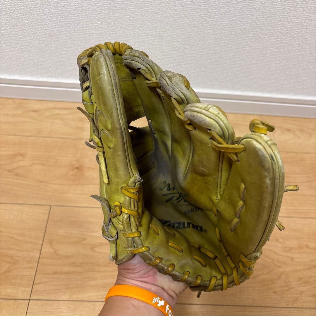 土手ラン　ミズノプロ硬式グローブオーダーピッチャー用