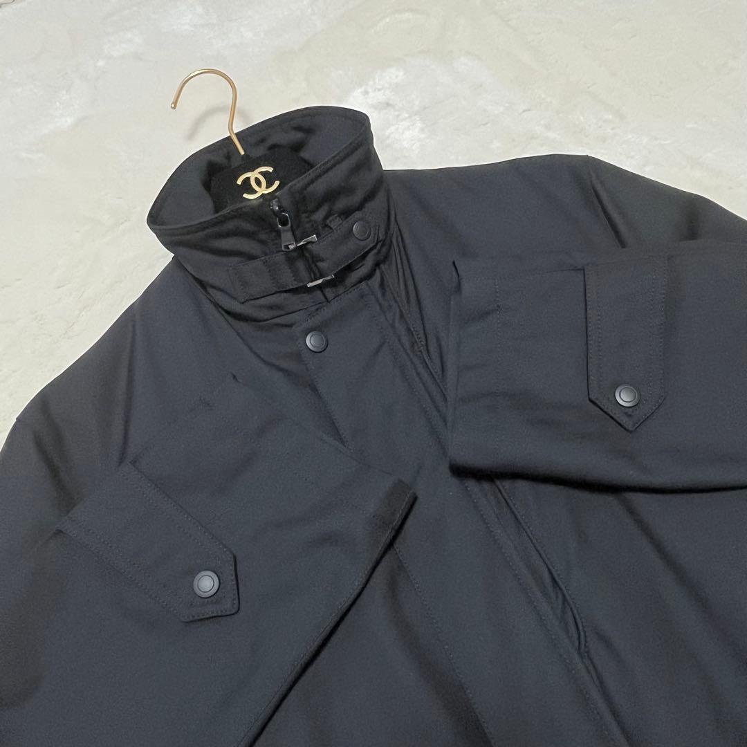 美品✨ダーバン　ステンカラーコートM ダウンライナー付　2WAYブラック　ロング