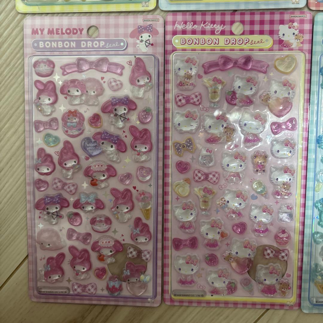 【正規品】サンリオ 第2弾 ボンボンドロップシール 全種類セット