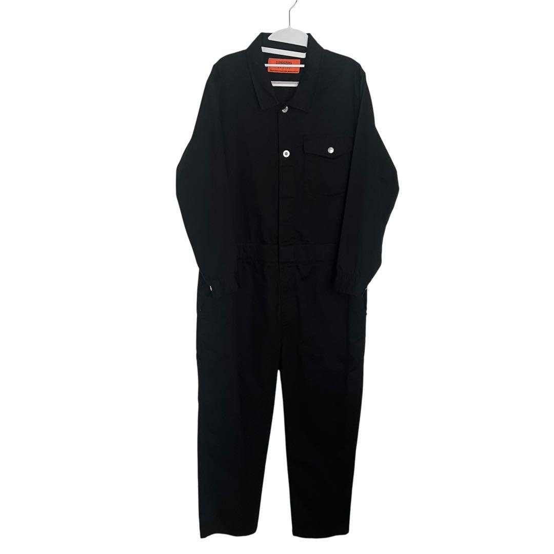 SHIPS別注 UNIVERSAL OVERALL ジャンプスーツ 黒 ブラック
