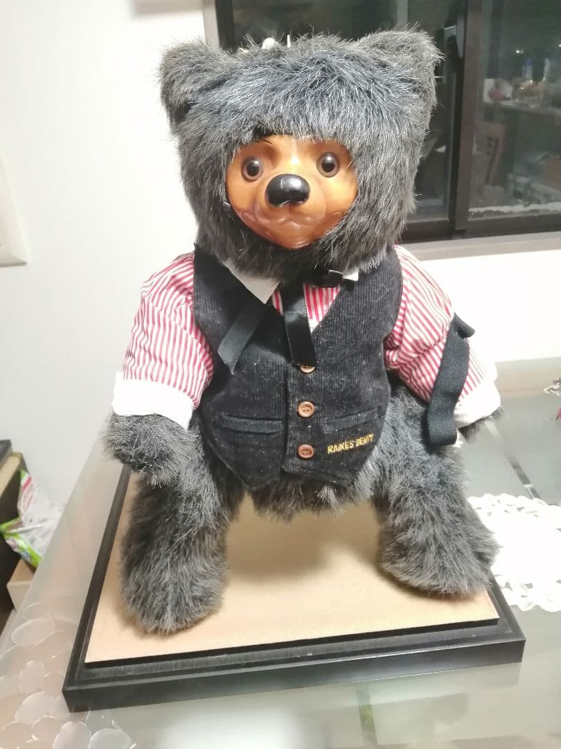 熊ぬいく・木彫り・熊・人形