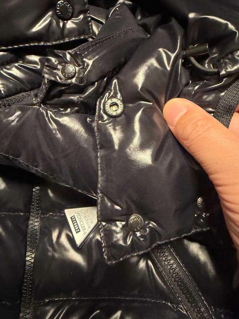 【美品】モンクレール MONCLER バディ BADY ブラック サイズ0