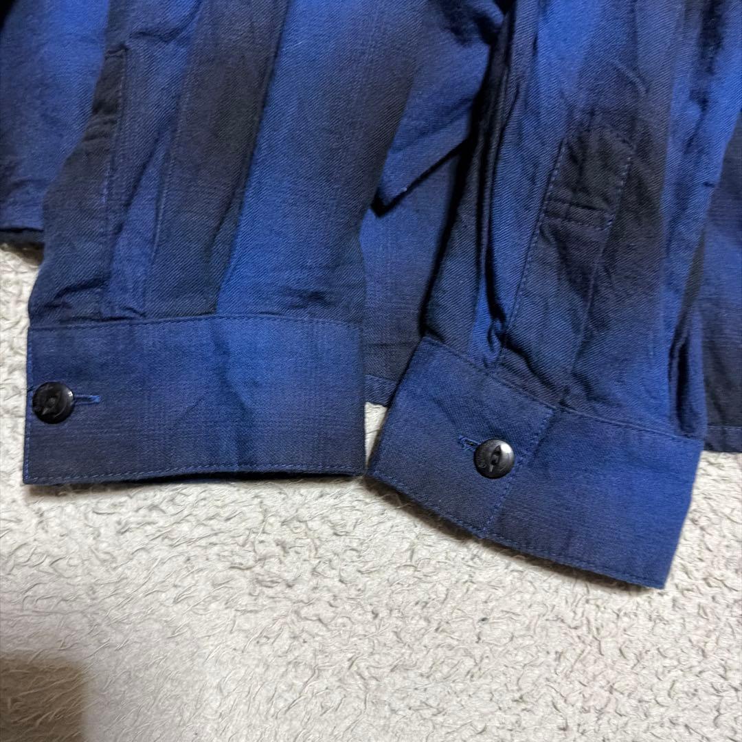 CHALLENGER CHECK WORK SHIRT チェックシャツ　L 青