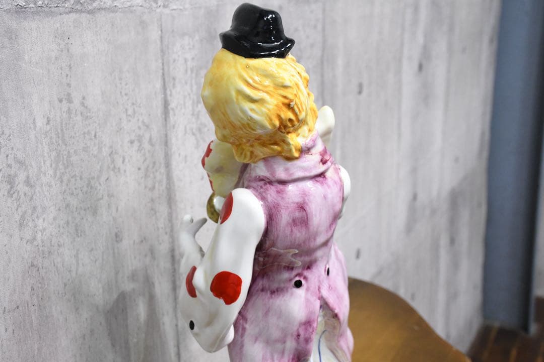 EEK22 イタリア製 ピエロ フィギュリン 高さ54cm 陶磁器人形 陶器人形