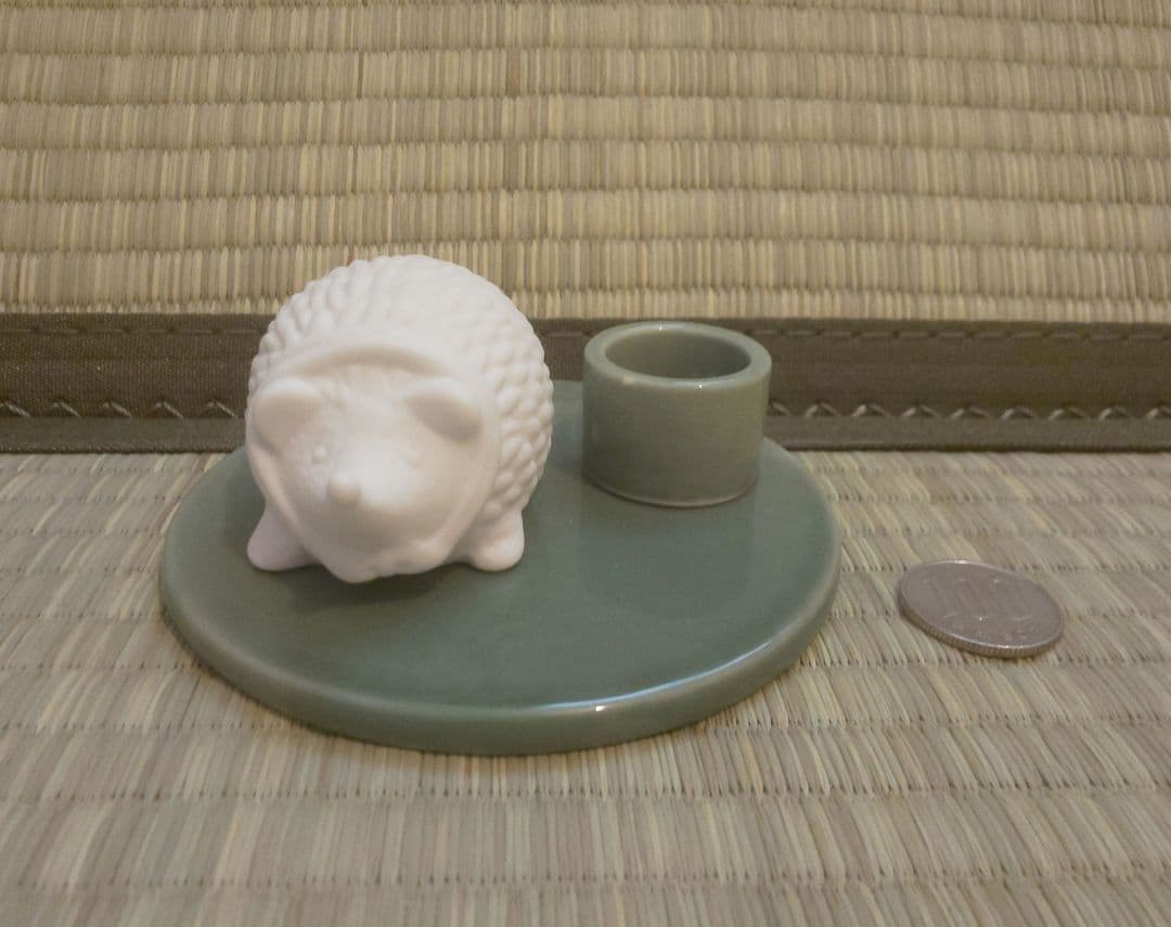 可愛いハリネズミ キャンドルホルダー