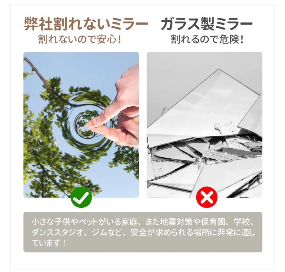 軽壁掛け鏡160x100cm銀