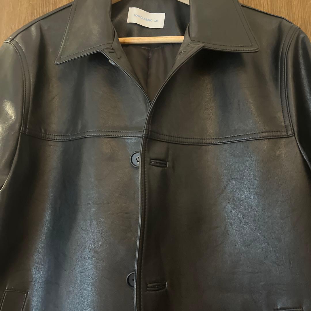 LOW CLASSIC☆美品　LEATHER LONG JACKET