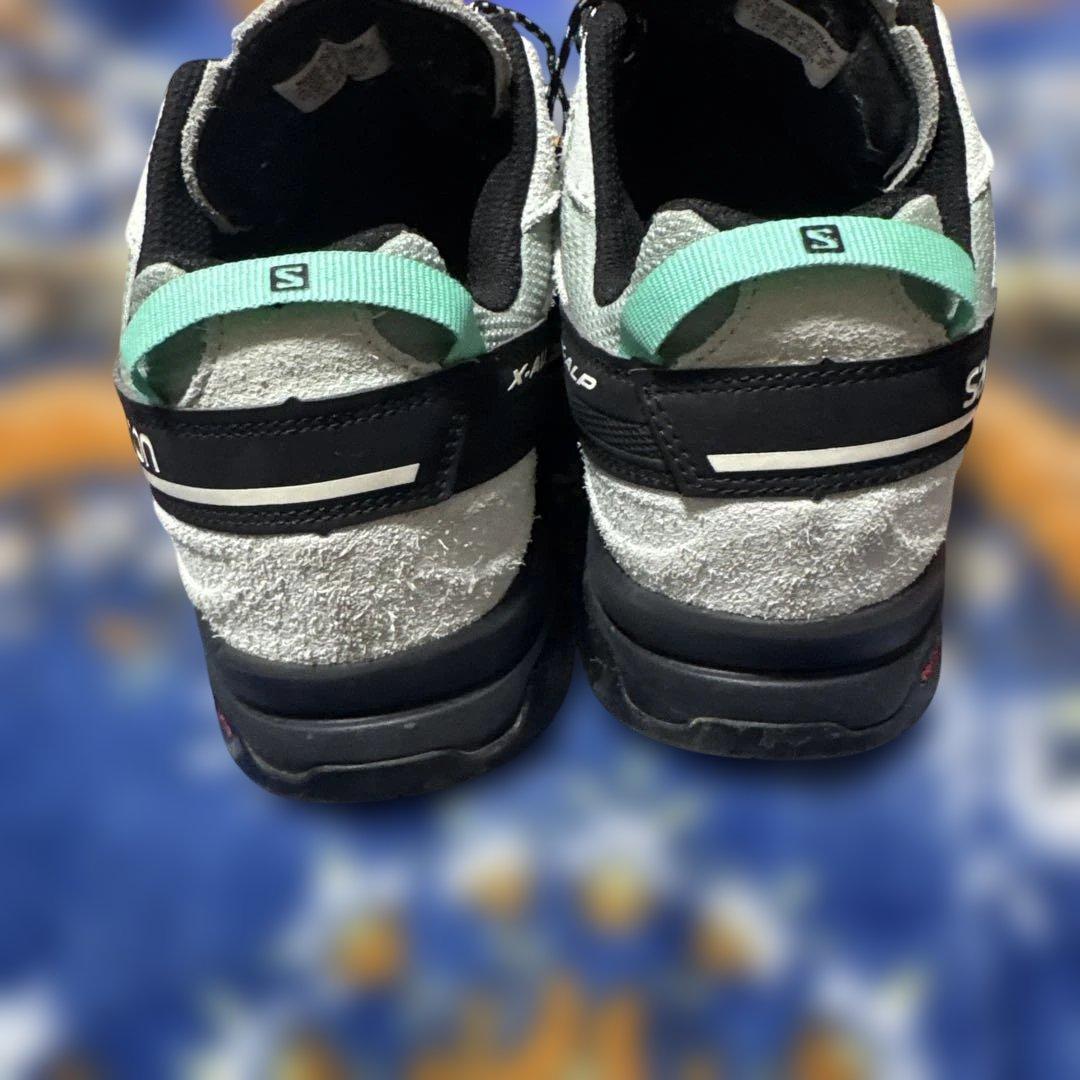 Salomon クライミングシューズ グレー/ミント