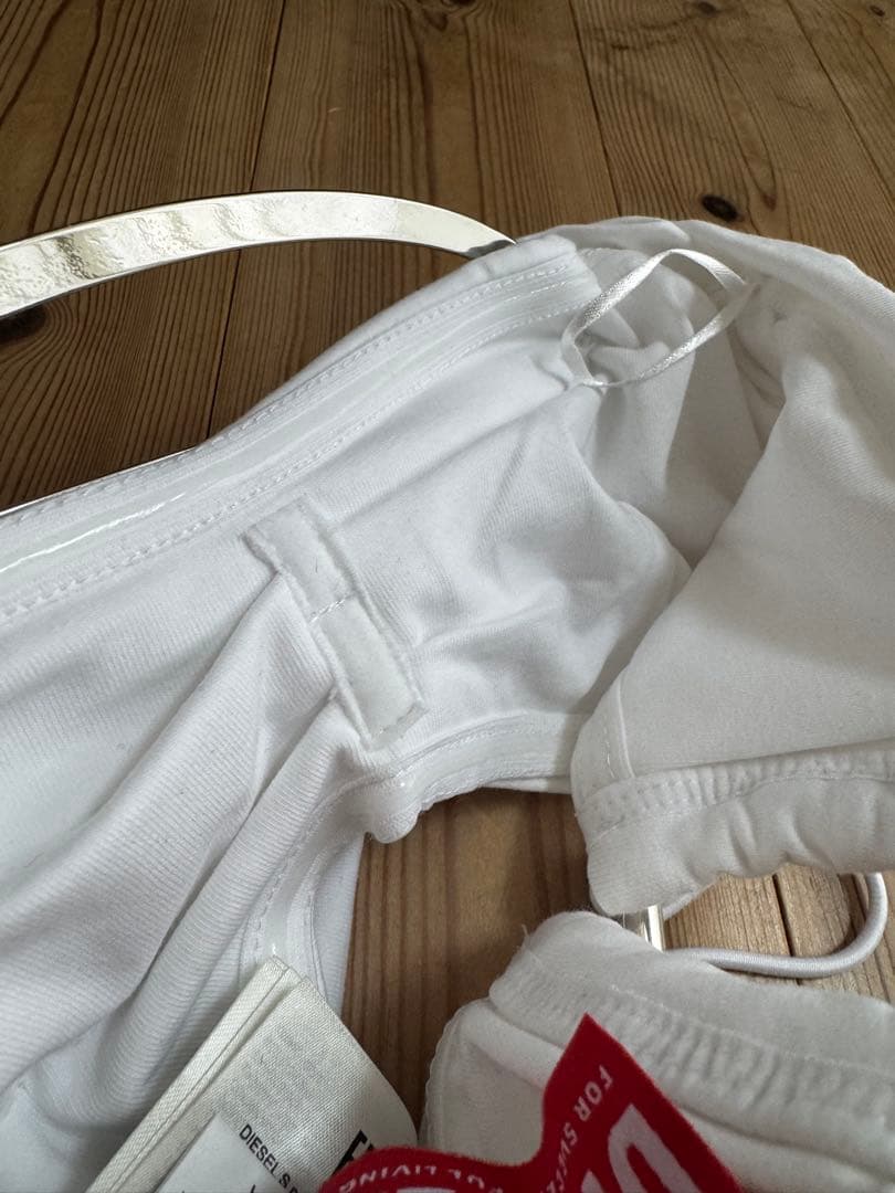 DIESEL ホワイト チューブトップ 新品未使用タグ付き