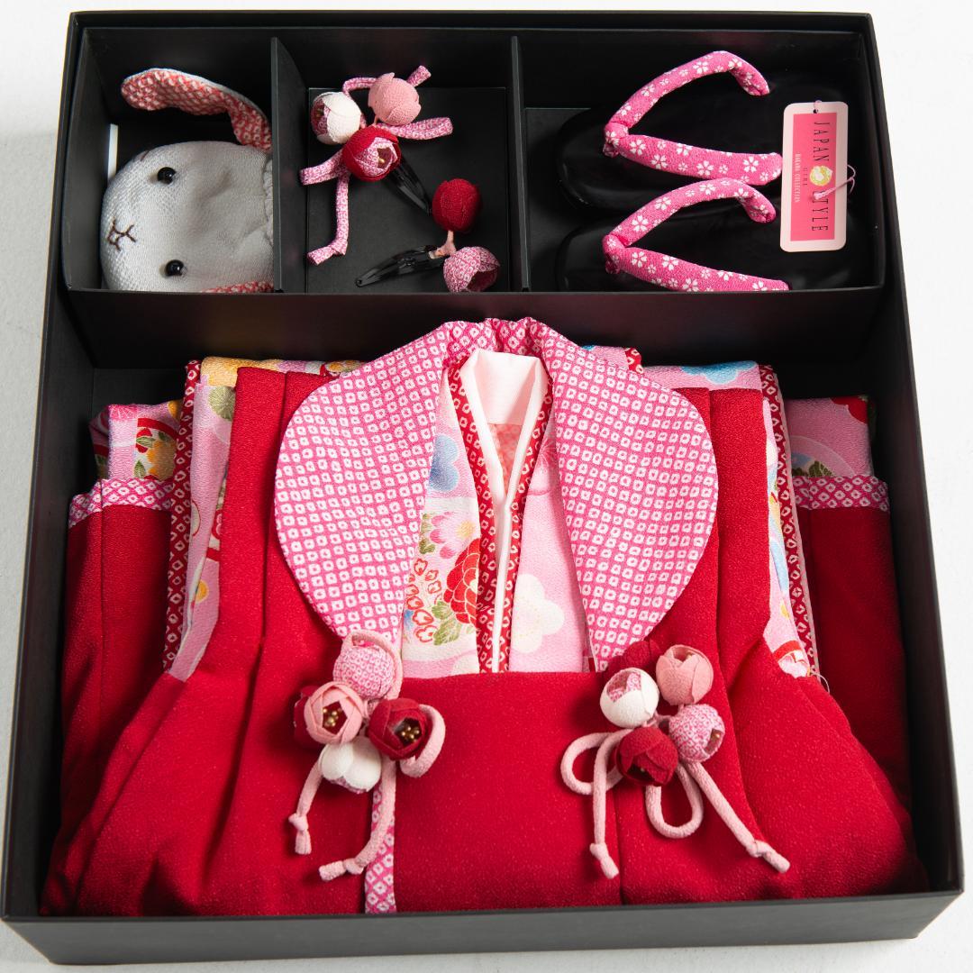 ジャパンスタイル　被布フルセット　３歳 七五三 専用化粧箱入り