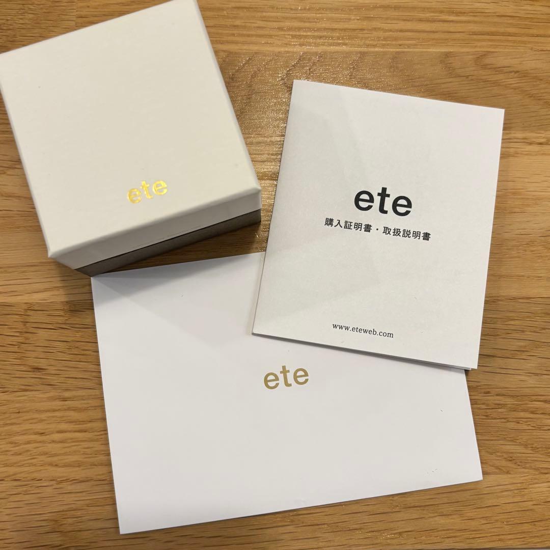 ete k10 ゴールドチェーンブレスレット サイズ調整可能