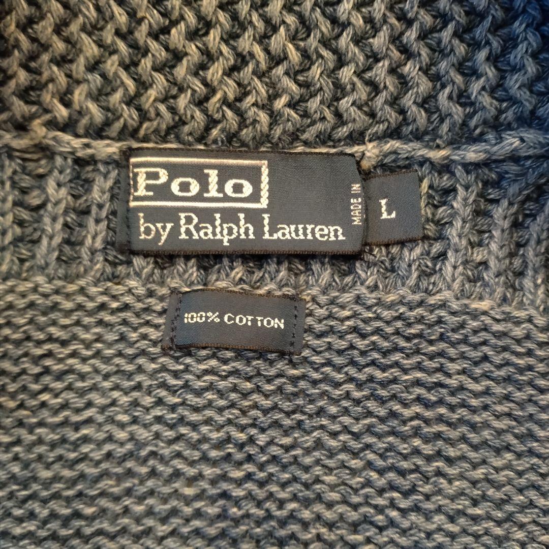 ✩Polo by RalphLauren【インディゴショールカラーカーディガン】