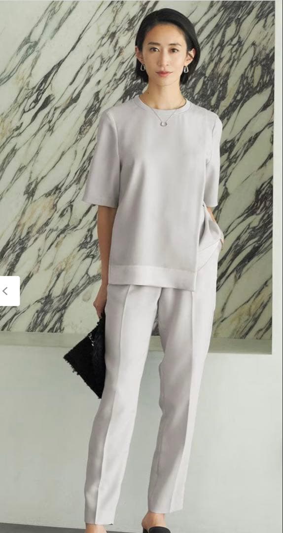 a*s様 icb FluidBackSatin Tブラウス 新品　大きいサイズ