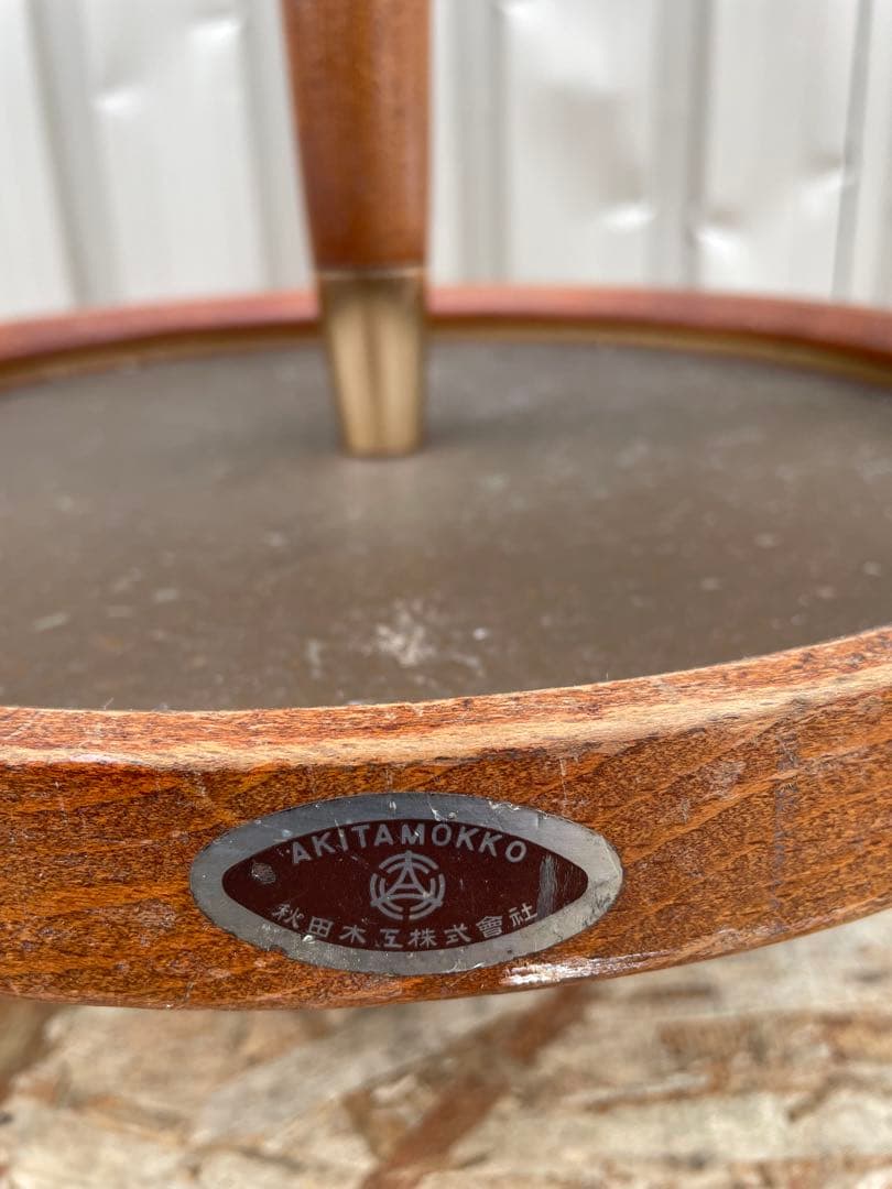 【美品】秋田木工 akimoku 曲木ポールハンガー コートスタンド 傘立て