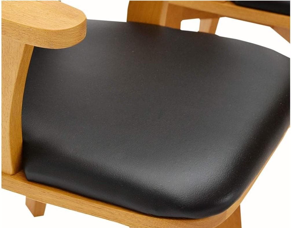 CD DC CB　4脚　ダイニングチェア　アームチェア肘付　ナチュラル＊ブラック