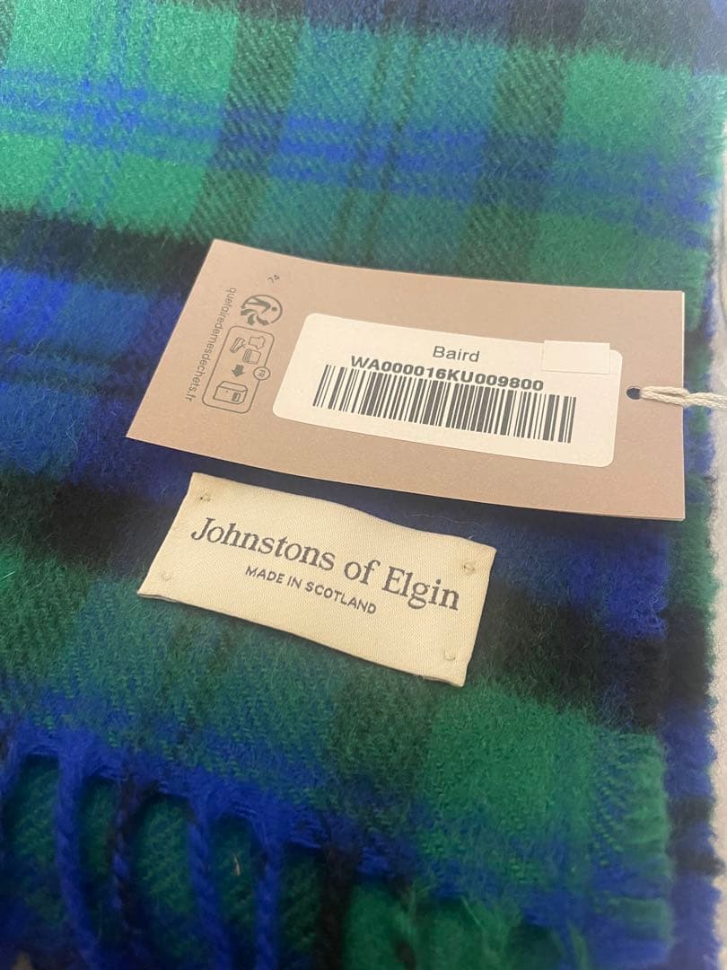 JOHNSTONS OF ELGIN ジョンストンエルガン　カシミヤ マフラー