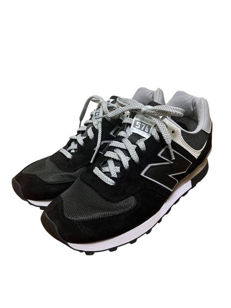 極美品UK製 New Balance ニューバランスOU576PBK BLACK