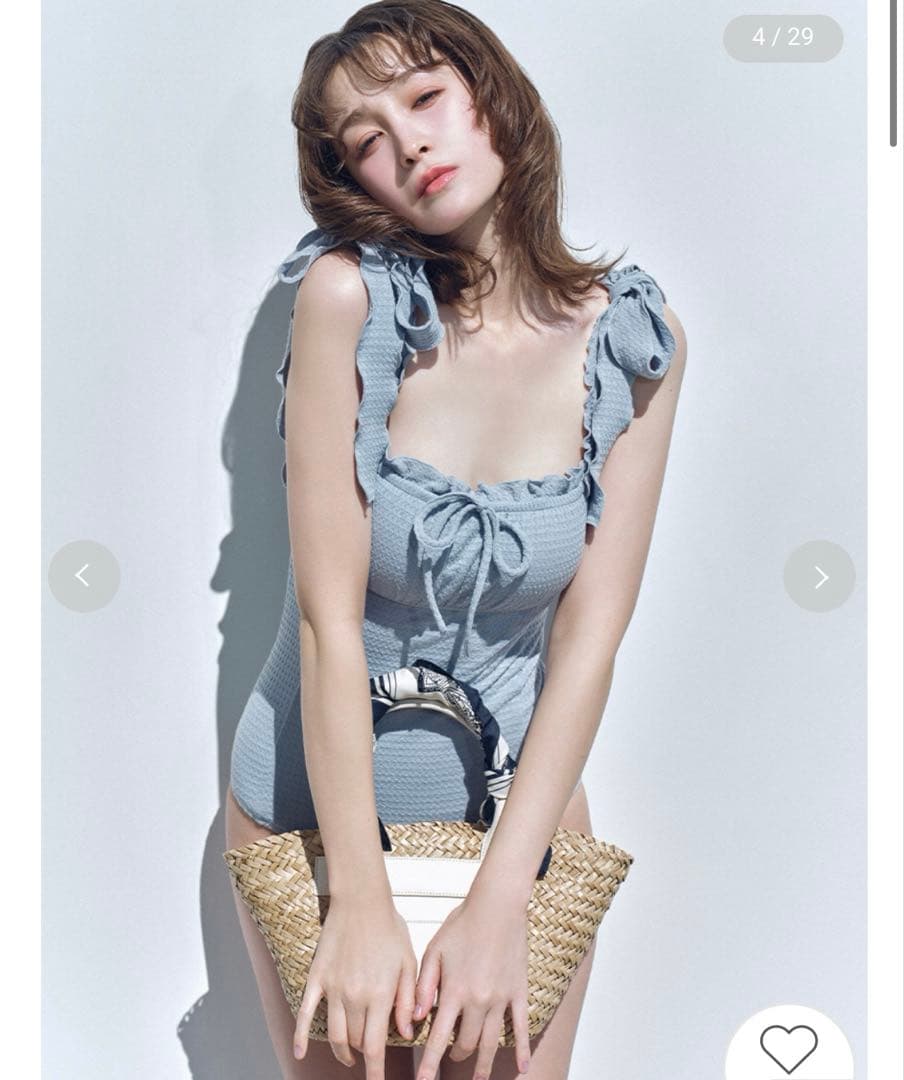 ショルダーリボンスウィムウェア