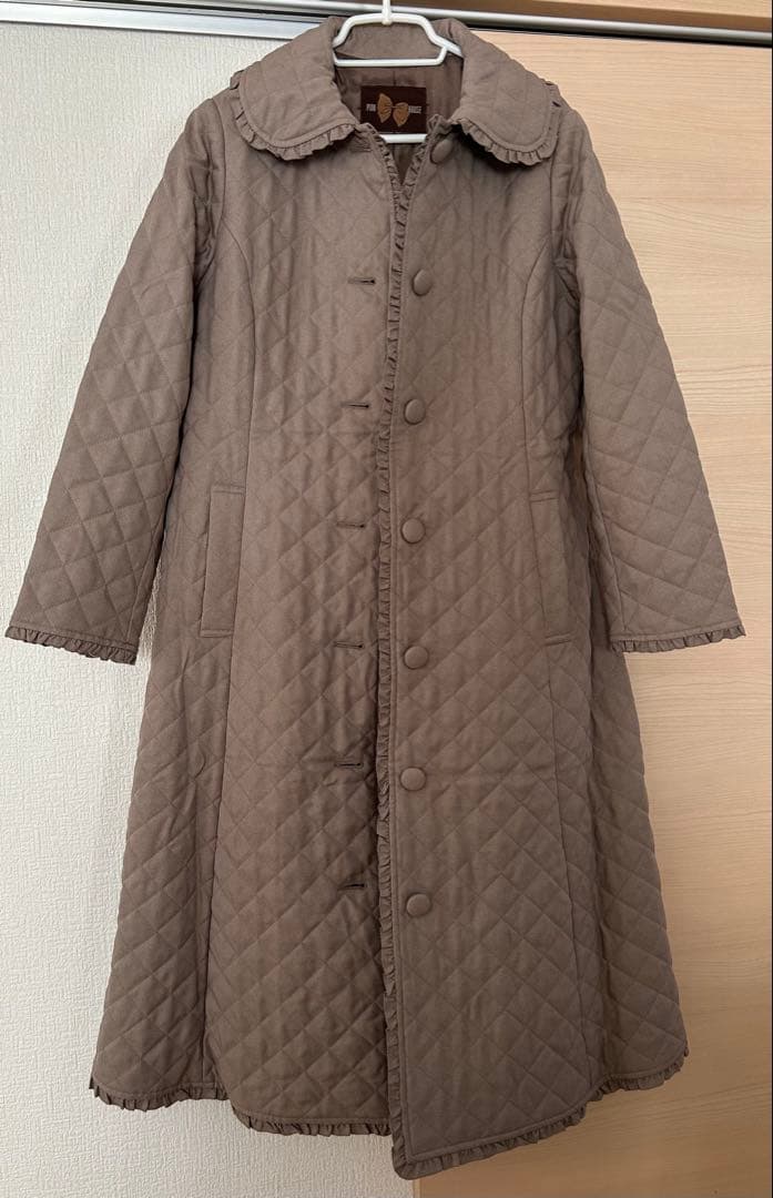 ピンクハウス・キルティング・ロングコート