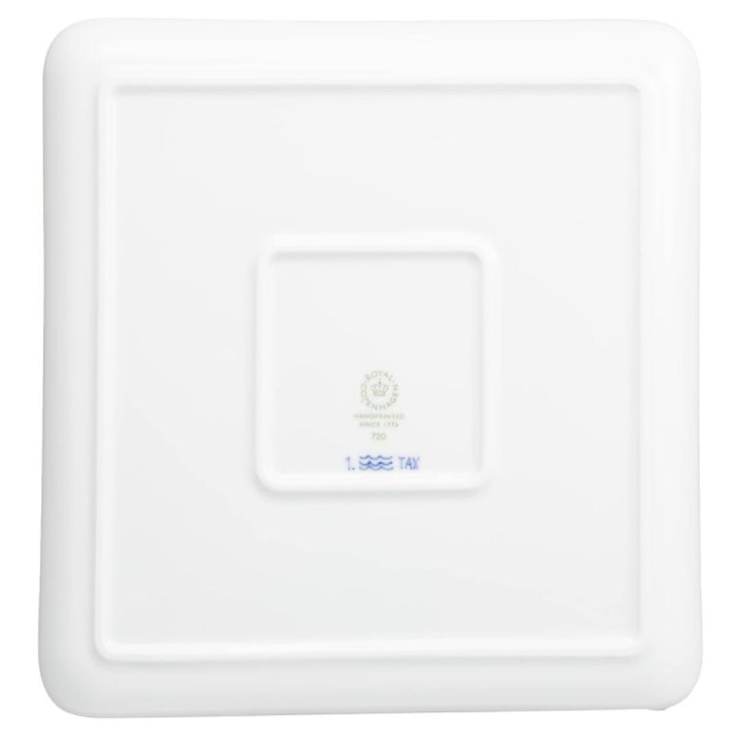 新品未使用　ロイヤルコペンハーゲン　 スクエア皿 5枚　ブルーフルーテッド