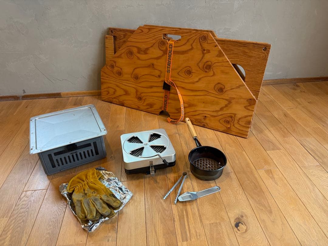 SO9 アウトドア豆炭こたつ 燃焼器・こたつ布団フルセット！①