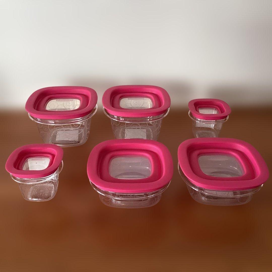 Rubbermaidラバーメイドプレミア食品保存容器6個セット　新品未使用