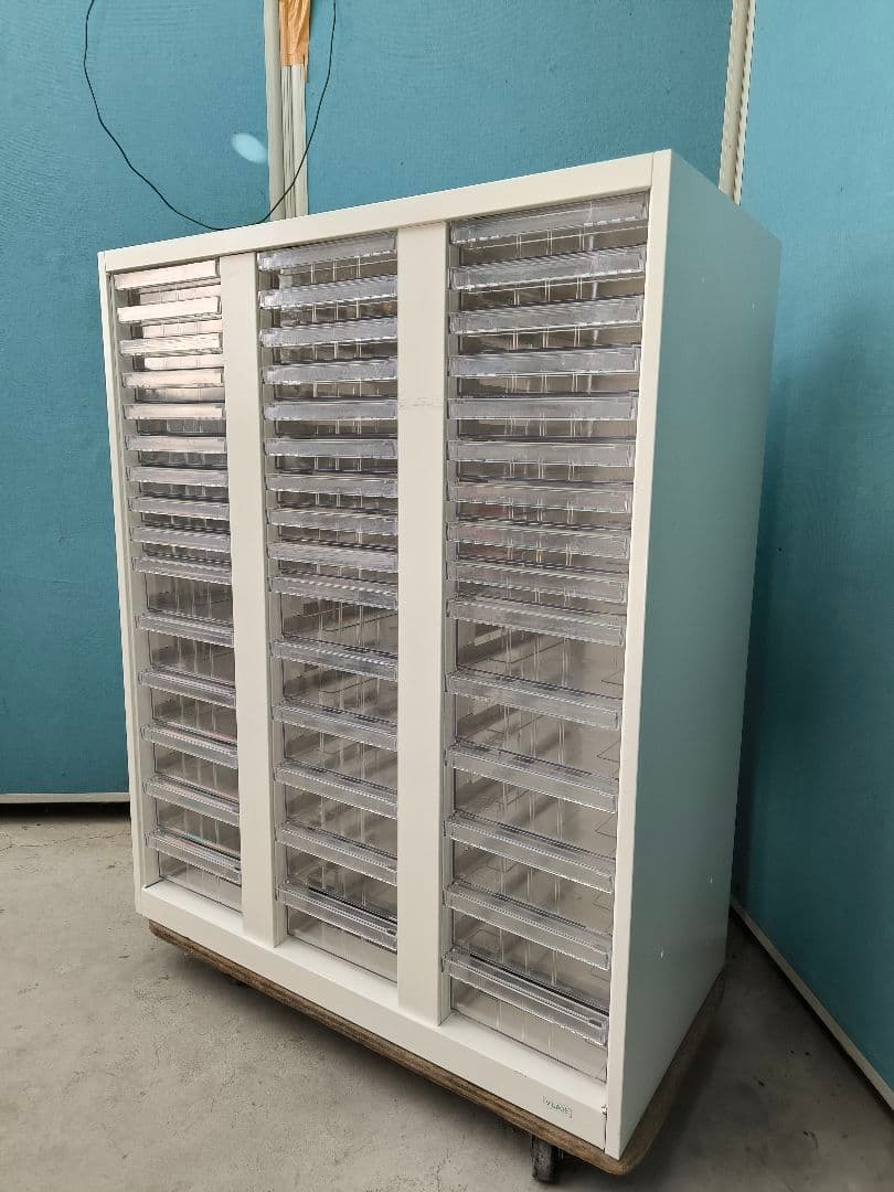 オカムラ　VILLAGE/ レターキャビネット　3列15段 A4 浅深コンビ型