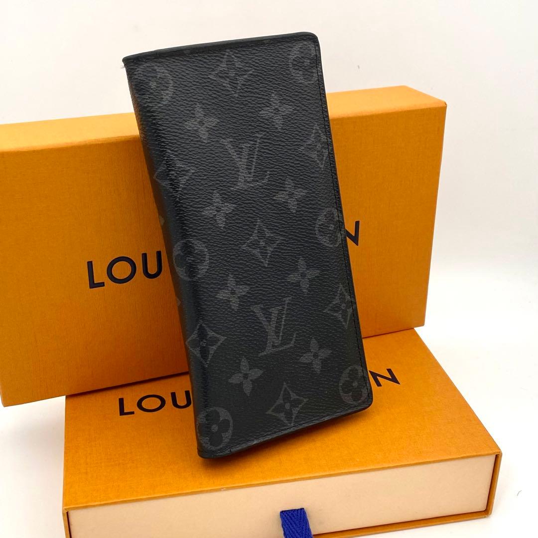 ルイヴィトン モノグラム エクリプス ポルトフォイユ ブラザ ブラック