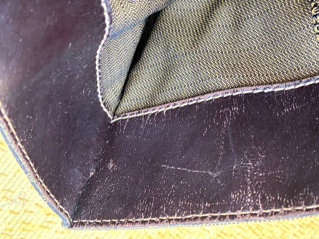 M*a様 ズッカ　トートバッグ　ロゴ　プレート　FENDI フェンディ ヴィンテ