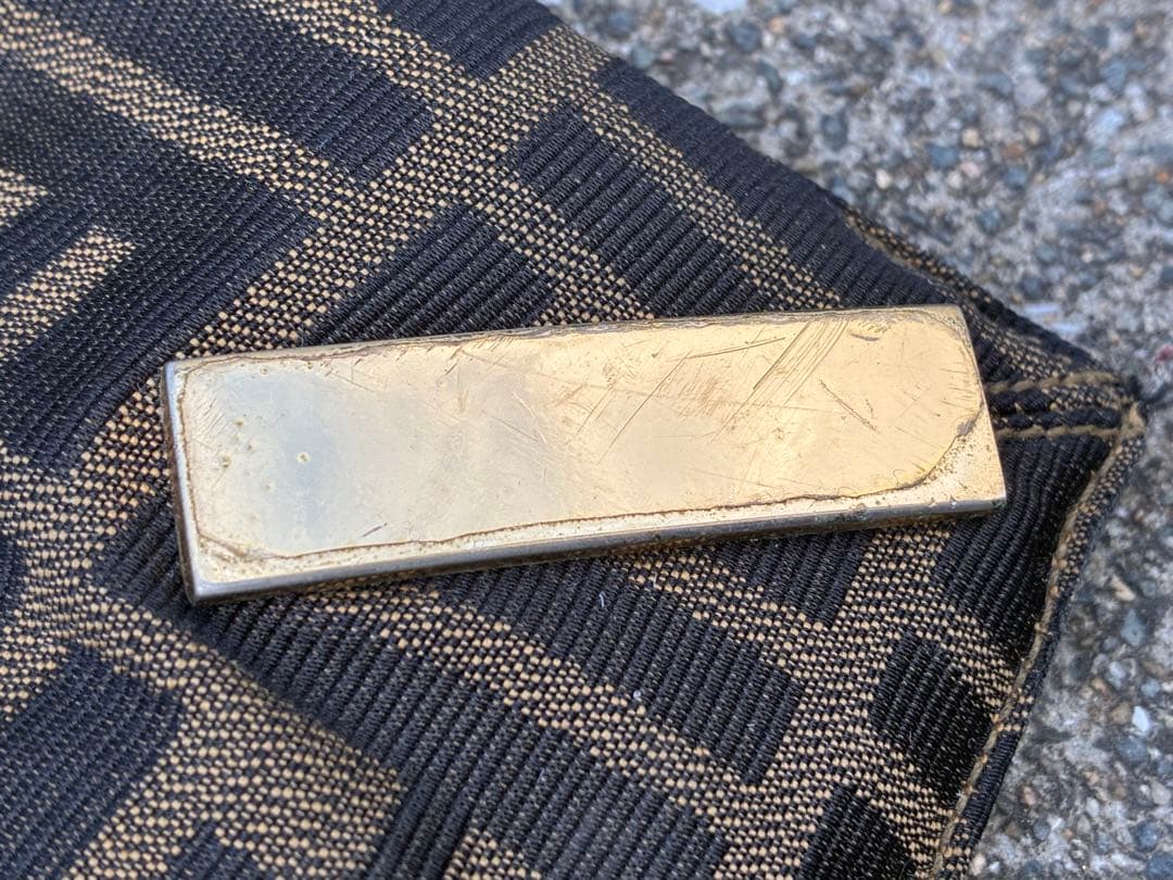 M*a様 ズッカ　トートバッグ　ロゴ　プレート　FENDI フェンディ ヴィンテ