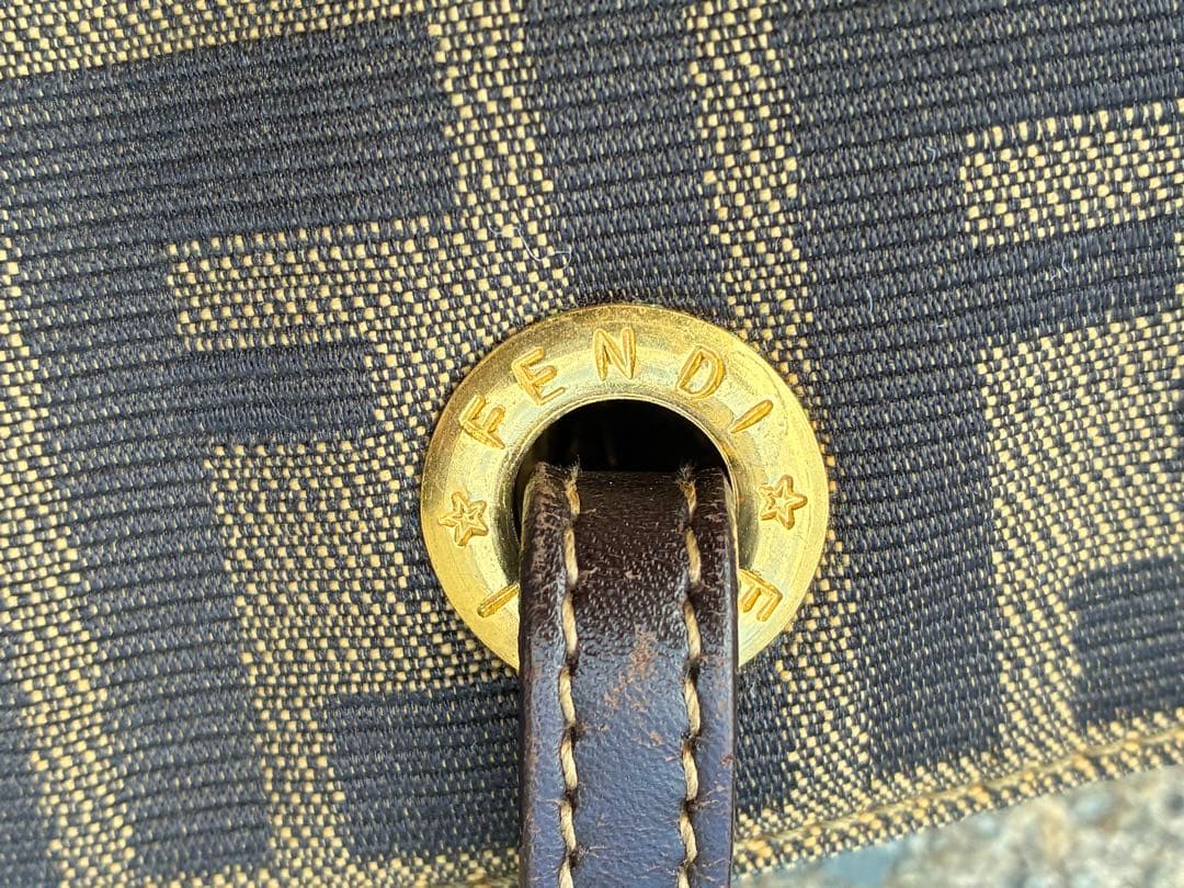 M*a様 ズッカ　トートバッグ　ロゴ　プレート　FENDI フェンディ ヴィンテ