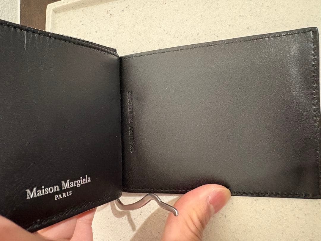 【極美品】 Maison Margiela 二つ折り財布　マネークリップ