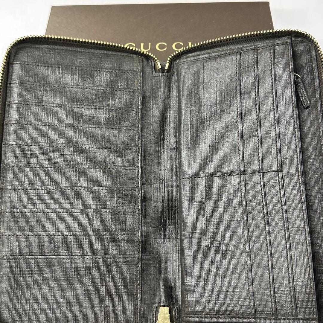 新品同様‼️ グッチ　GUCCI 財布　長財布　GGスプリーム　付属品込み