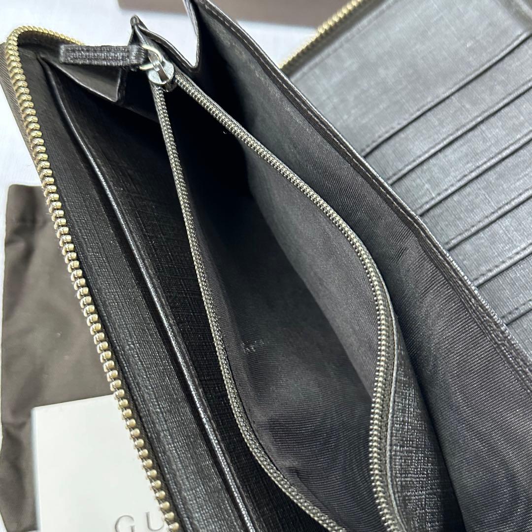 新品同様‼️ グッチ　GUCCI 財布　長財布　GGスプリーム　付属品込み