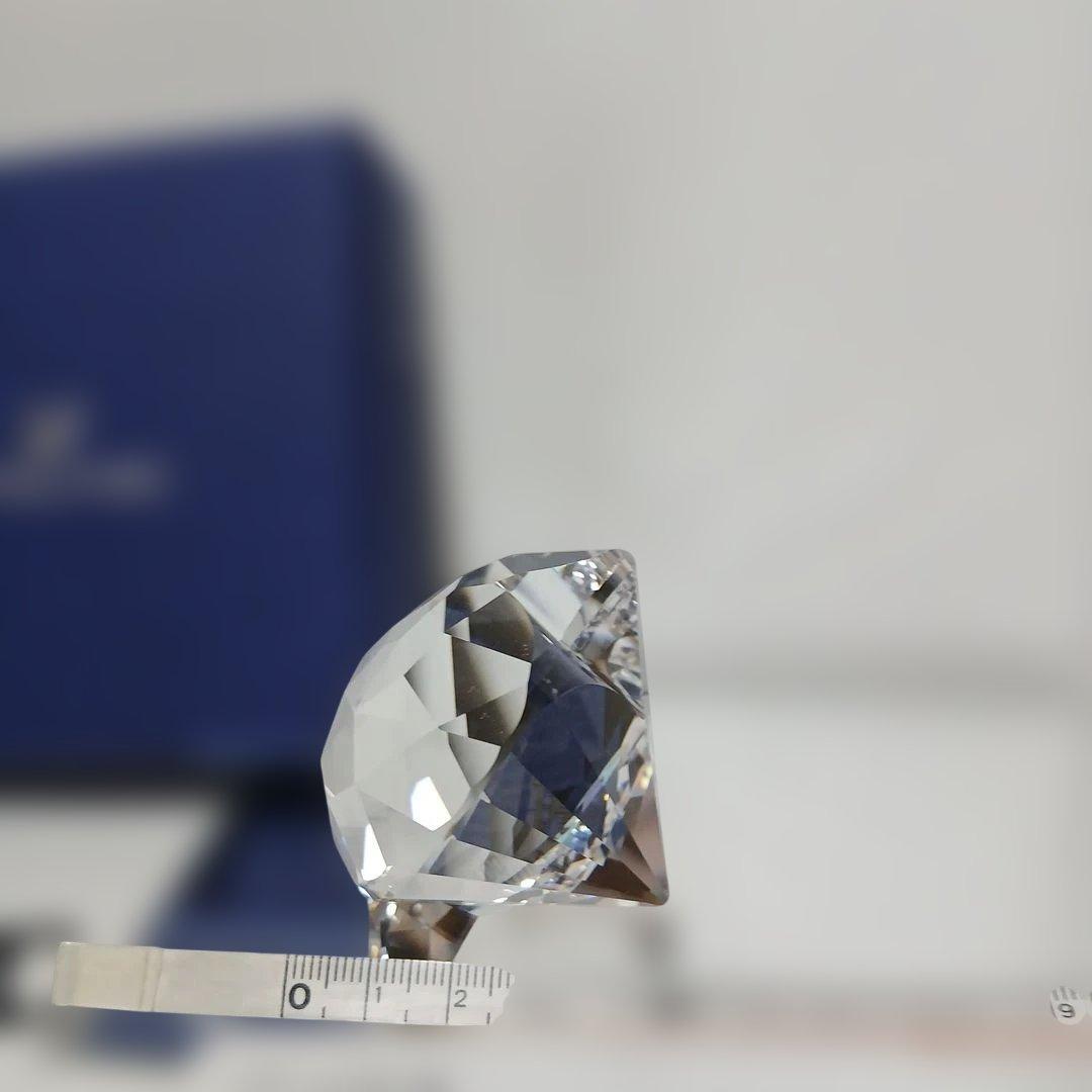 Swarovski ハート型クリスタル置物 約10cm