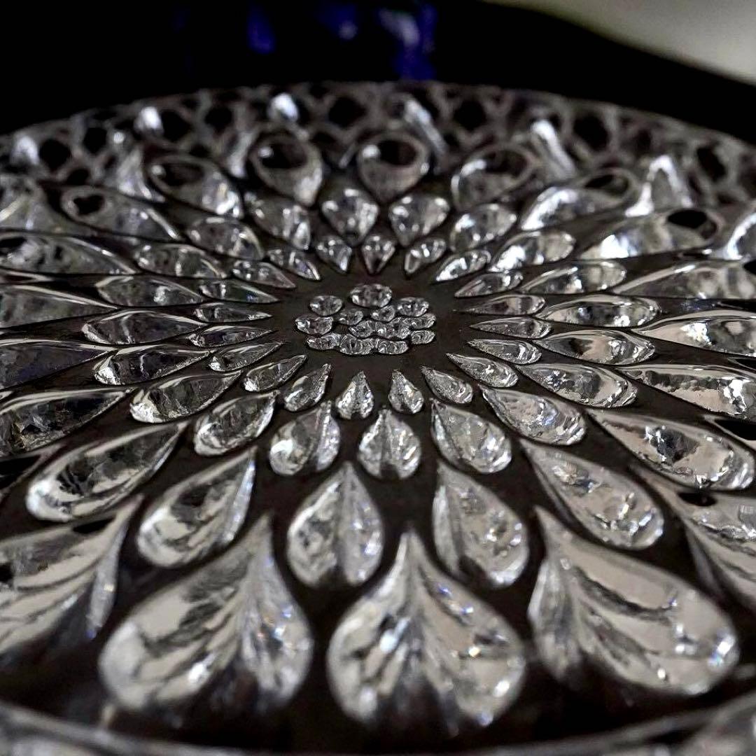 稀少 美品◆オールド バカラ《グート・ドー》プレート7枚セット◆優雅なる光彩