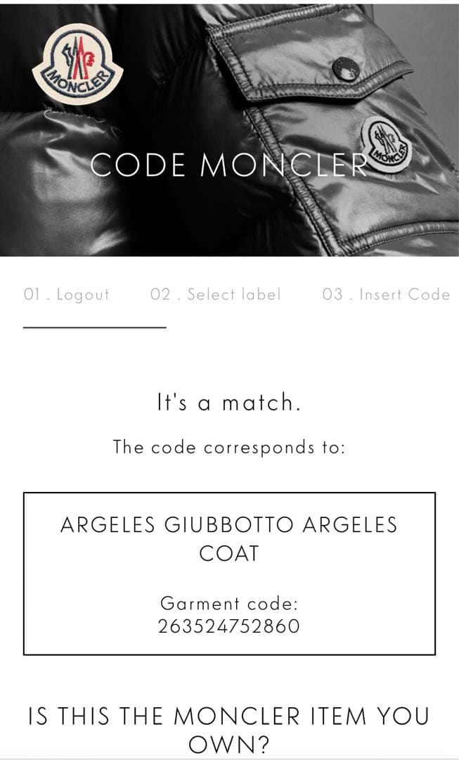ミルク＊MONCLERモンクレール ＊ARGELES