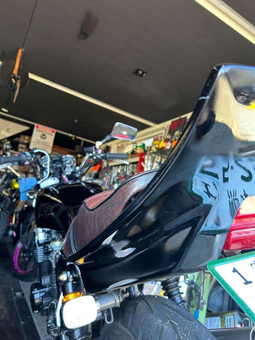 XJR400 4HM テールカウル ブラック fighter