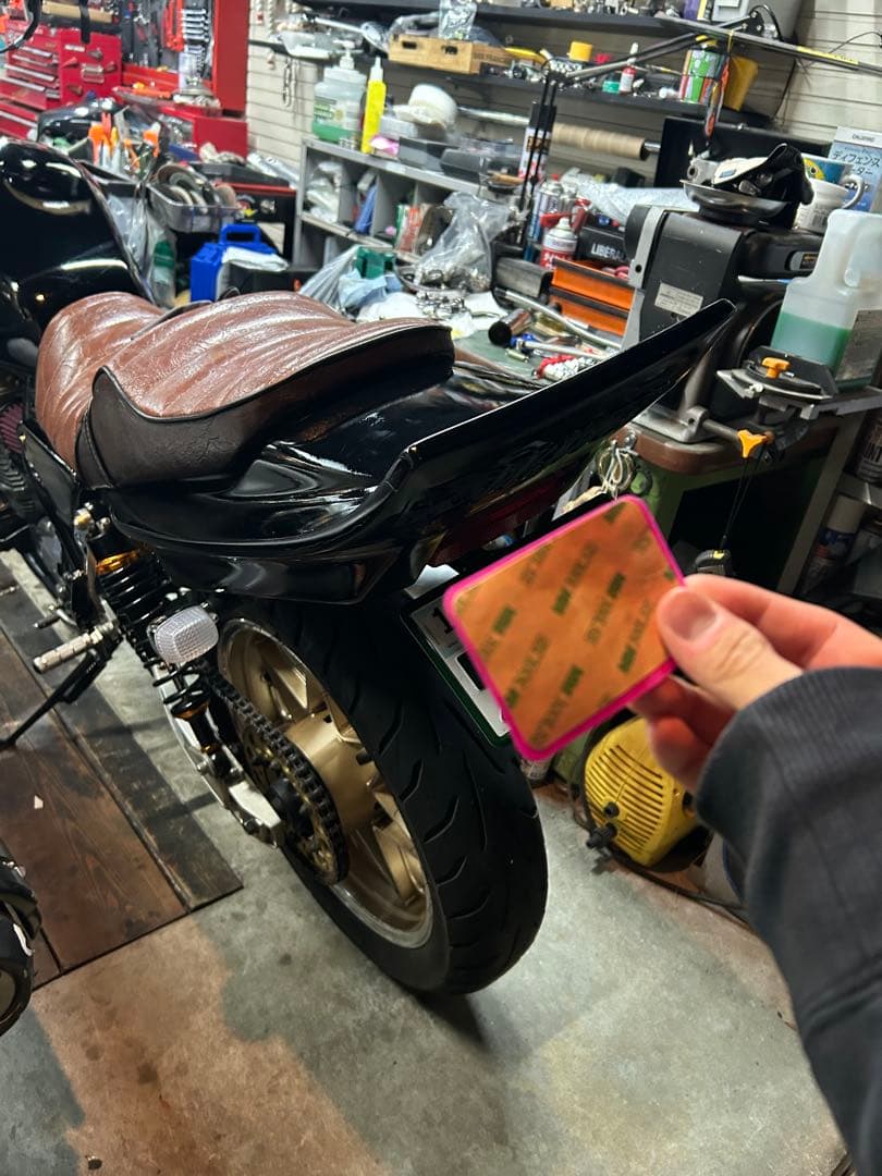 XJR400 4HM テールカウル ブラック fighter