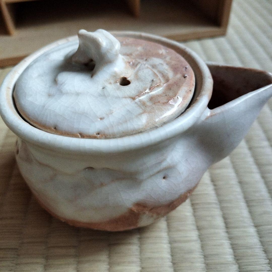 【新品】萩焼煎茶器揃い　玉村登陽　松月庵