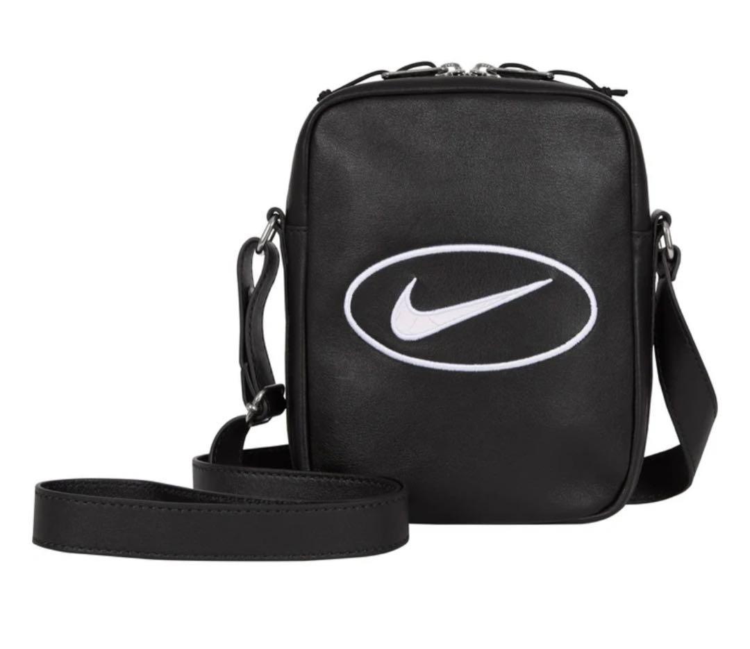 Supreme Nike Leather Shoulder Bag 黒